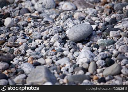 A smooth pebble surface texture background