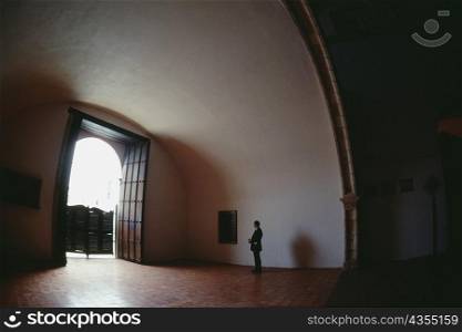 A spacious hall having large doors, Puerto Rico