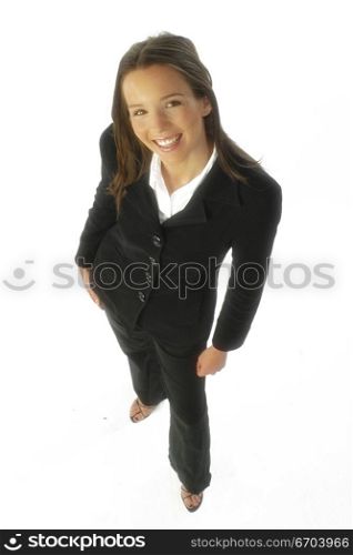 A stock photo of a business woman
