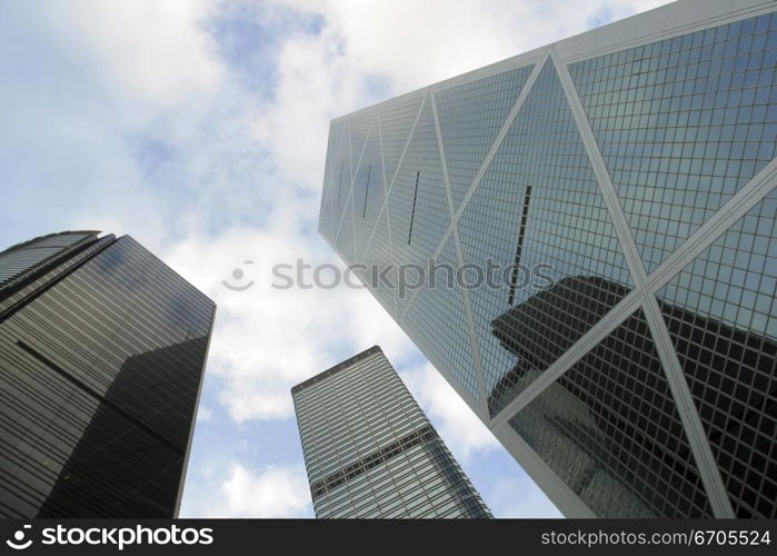 A stock photo of buildings in Hong Kong
