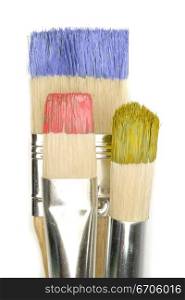 A stock photograph of an artists paint brushes