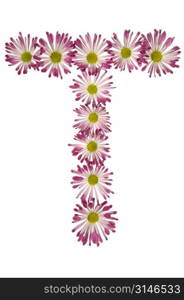 A T Made Of Pink And White Daisies