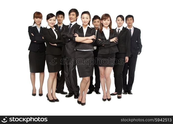 A team of business people