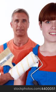 A team of tradespeople