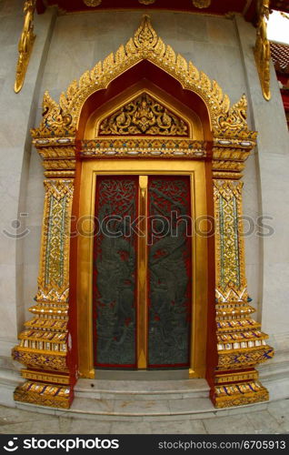 A Temple in Bangkok, Thailand.