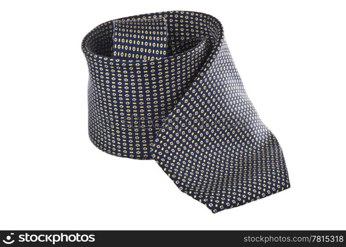 a tie man on a white background