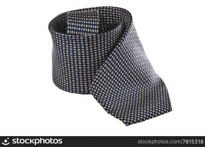a tie man on a white background