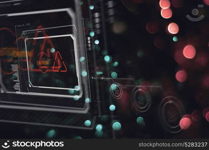 A time for relax. Young tired casual businessman relaxing at the desk in his night office