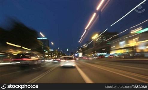 A time lapse driving to the city center in Barcelona. 3 different shutter speeds to suit your project.Gorgeous, high-energy city and roads time lapse. Great for any driving, corporate, city, urban, car, automobile, traffic, travel, Barcelona, Spain,