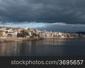 A town by the waters edge