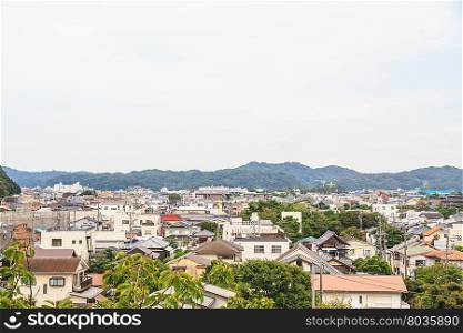 A town of Kamakura to see the sea views.