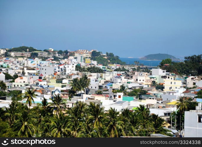 A tropical city named Nha Trang in Vietnam