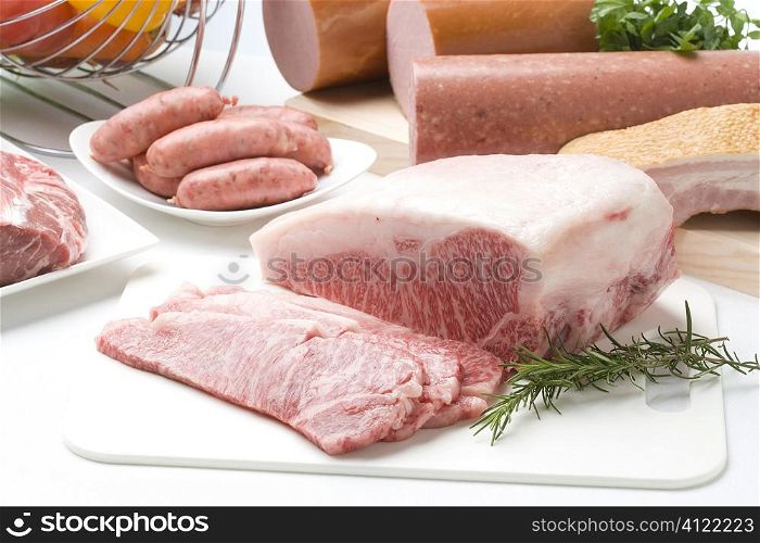 A variety of Meat