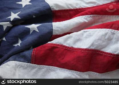 a very old American flag