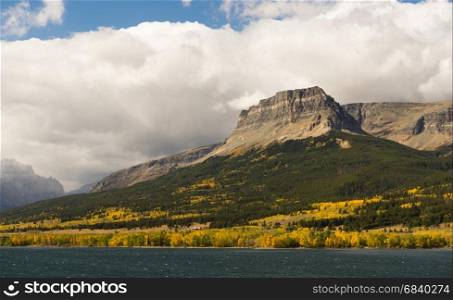 A view from just of Hwy 89 on the east side just outside Glacier National Park