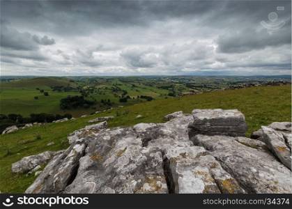 A view from Wolfscote Hill in the Peak District, Derbyshire