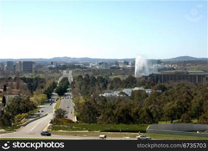 A view of Canberra city, Australian Capital Territory, Australia