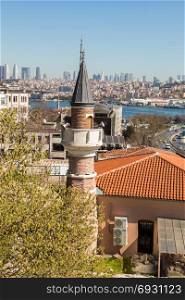 A view of from the Golden Horn of Istanbul