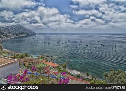 A view of Maronti beach in Ischia island in Italy
