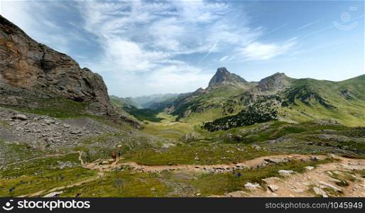 a view of the Pic du Midi d&rsquo;Ossau in the French Pyrenees