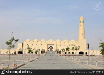 A view of the recently contructed State Mosque in Doha, Qatar, Arabia, in April 2011
