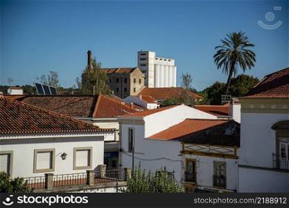 a view of the Village of Alter do Chao in Alentejo in  Portugal.  Portugal, Alter do Chao, October, 2021
