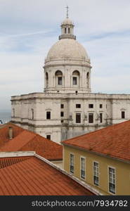 A view on the city of Lisbon - Pantheon