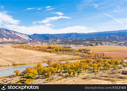 A viewpoint in Dinosaur National Monument from Cub Creek Road