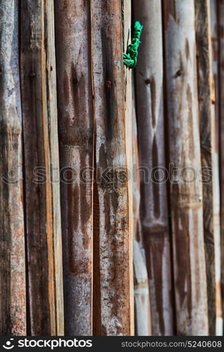 a wall build on wicker bamboo like abstract vintage surface