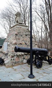 A war memorial from the 1813 war in Stoney Creek, Ontario, Canada,between the British and the American.