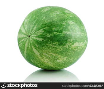 a watermelon on white background