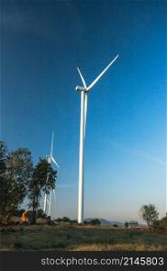 A wind turbine is a machine that can receive and convert the kinetic energy from the movement of the wind into mechanical energy. and the mechanical energy can be used to directly pump water or generate electricity.