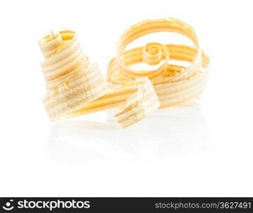 a wooden chips isolated