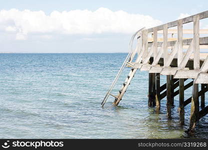 A wooden pier in Denmark