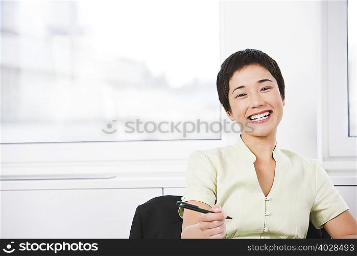 A young asian businesswoman