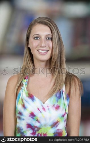 A young Beautiful Woman with a lovely smile