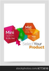 A4 business brochure template. background for business brochure or flyer, presentation and web design navigation layout