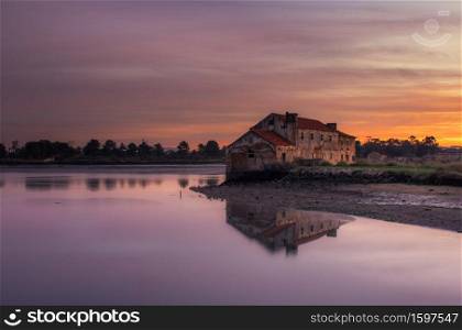 Abandon house by the Lake