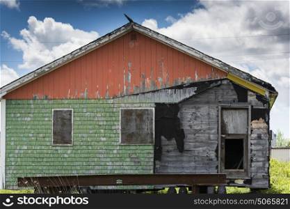 Abandoned building, Grand Bay-Westfield, New Brunswick, Canada