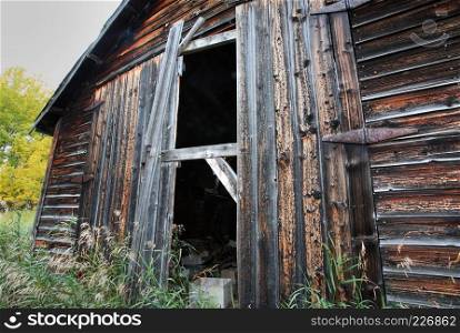 Abandoned homestead in Alberta