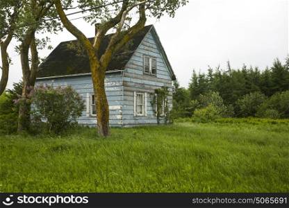 Abandoned house at farm, New Brunswick, Canada