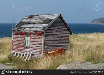Abandoned house at Newman&rsquo;s Cove, Bonavista Peninsula, Newfoundland And Labrador, Canada