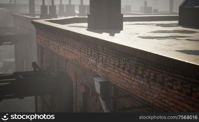 Abandoned Industrial Buildings of Old Factory