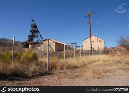 Abandoned mine structures, Bisbee, Arizona