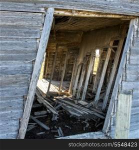 Abandoned Old barn, Manitoba, Canada