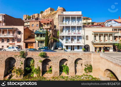 Abanotubani is the ancient district of Tbilisi in Georgia