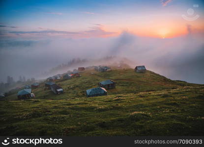 above, beautiful, beauty, blue, bright, building, cloud, clouds, duckling, evening, fog, foggy, foggy forest, foggy landscape, forest, georgia, gomi mountain, gomismta, green, guria, hill, house, landscape, mist, misty forest, misty landscape, misty mountains, morning, mountain, natural, nature, orange, outdoor, park, scenery, scenic, season, sky, summer, sun, sunrise, sunset, tourism, travel, tree, view, vintage, weather, white, yellow