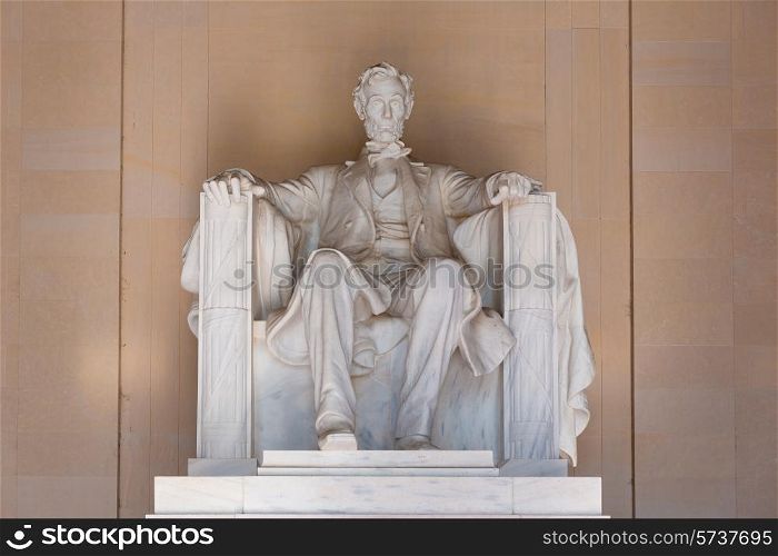 Abraham Lincoln Memorial building Washington DC US USA