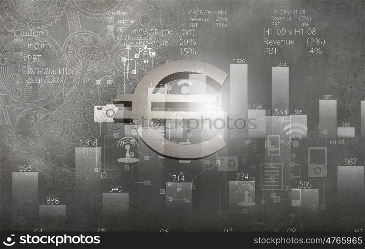 Abstarct image with financial business theme and concepts. Business theme