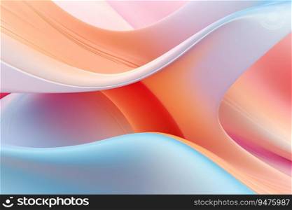 Abstract 3D colorful liquid wave background is a dynamic and vibrant image that would be perfect for a variety of projects, Generative AI, including website backgrounds, presentation slides, and social media